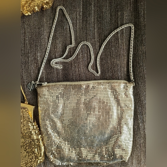 Whiting & Davis Co Silver Mesh Evening Bag - Picture 3 of 15